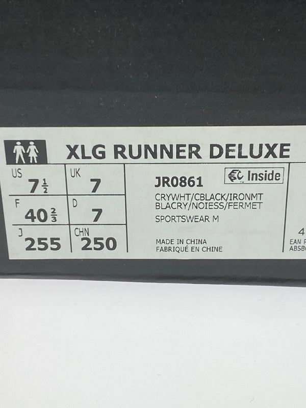 【中古品】【メンズ】 ADIDAS アディダス XLGR RUNNER DELUXE エックスエルジーアール ランナー デラックス JR0861 靴 シューズ スニーカー 161-261004-hu-07-min カラー：CRYWHT / CBLACK / IRONMT 万代Net店