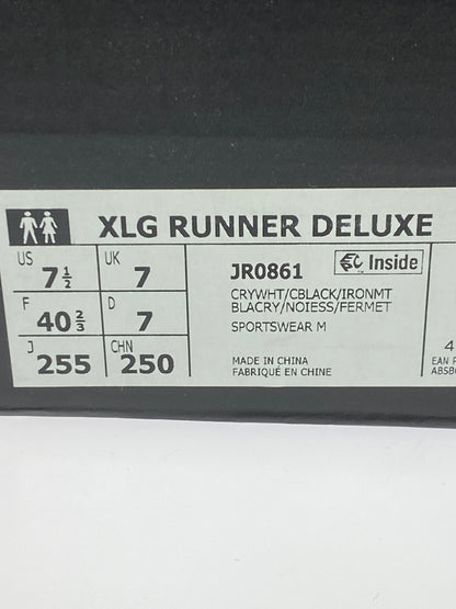 【中古品】【メンズ】 ADIDAS アディダス XLGR RUNNER DELUXE エックスエルジーアール ランナー デラックス JR0861 靴 シューズ スニーカー 161-261004-hu-07-min カラー：CRYWHT / CBLACK / IRONMT 万代Net店