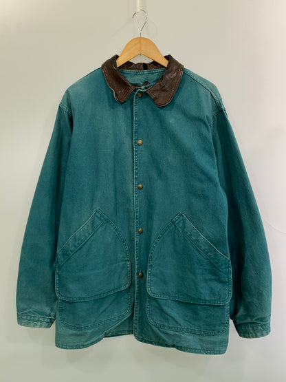 【現状渡し品】【メンズ】 WOOLRICH ウールリッチ 90S HUNTING JACKET ハンティングジャケット ワークジャケット 144-261003-ta-05-min サイズ：M カラー：ターコイズ 万代Net店