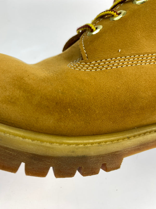 【中古品】【メンズ】 TIMBER LAND ティンバーランド A8998 PREMIUM WATERPROOF BOOT 10061 プレミアム ウォータープルーフ ブーツ 防水 ヌバックレザー メンズ シューズ 165-261007-em-08-min サイズ：27.0cm カラー：キャメル 万代Net店