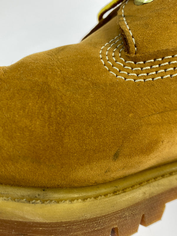 【中古品】【メンズ】 TIMBER LAND ティンバーランド A8998 PREMIUM WATERPROOF BOOT 10061 プレミアム ウォータープルーフ ブーツ 防水 ヌバックレザー メンズ シューズ 165-261007-em-08-min サイズ：27.0cm カラー：キャメル 万代Net店