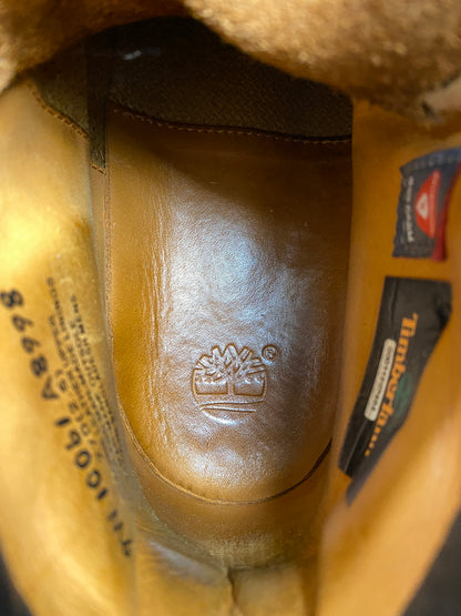 【中古品】【メンズ】 TIMBER LAND ティンバーランド A8998 PREMIUM WATERPROOF BOOT 10061 プレミアム ウォータープルーフ ブーツ 防水 ヌバックレザー メンズ シューズ 165-261007-em-08-min サイズ：27.0cm カラー：キャメル 万代Net店