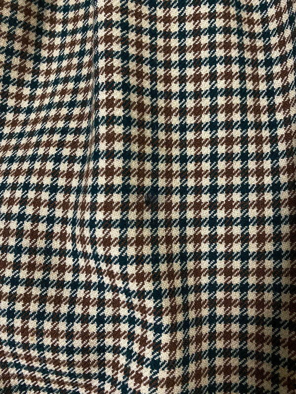 【現状渡し品】【メンズ】 MCGREGOR マックレガー 40-50S HOUNDS TOOTH ZIP-UP BLOUSON 40年代-50年代 ハウンドトゥース ジップアップ ブルゾン アウター ヴィンテージ 146-261002-em-22-min サイズ：38 カラー：ブラウン/グリーン系 万代Net店
