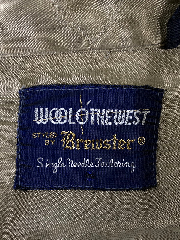 【中古品】【メンズ】 WOOL O'THE WEST ウール オー ザ ウェスト 70S WOOL SHIRT 70年代 ウールシャツ 長袖シャツ ヴィンテージ メンズ トップス 146-261002-em-23-min サイズ：L カラー：ブラウン系 万代Net店