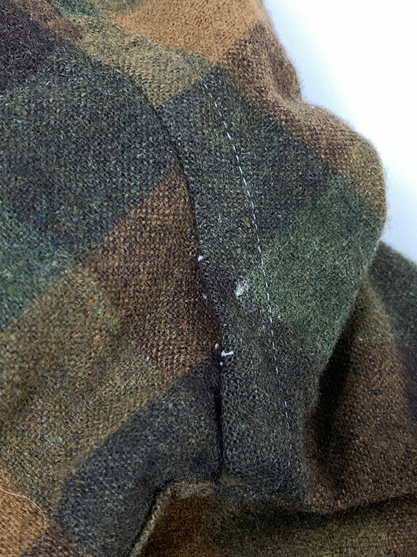 【中古品】【メンズ】 WOOL O'THE WEST ウール オー ザ ウェスト 70S WOOL SHIRT 70年代 ウールシャツ 長袖シャツ ヴィンテージ メンズ トップス 146-261002-em-23-min サイズ：L カラー：ブラウン系 万代Net店