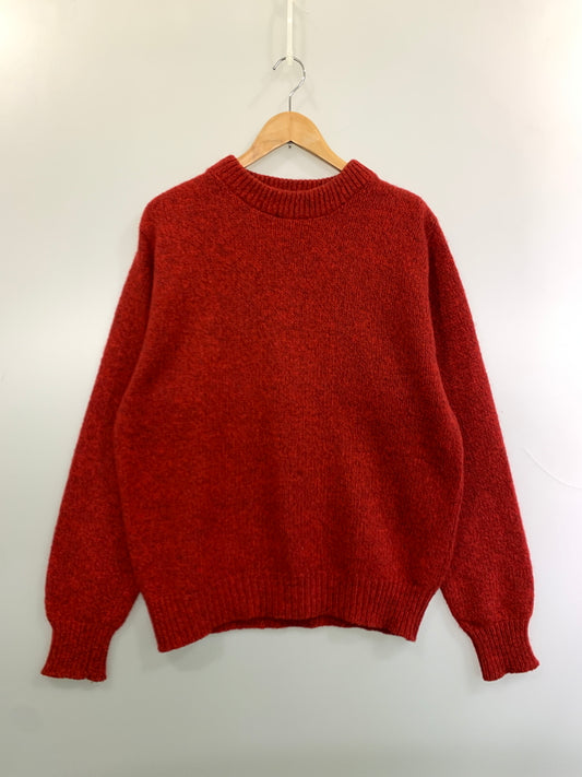 【中古品】【メンズ】 L.L.BEAN エルエルビーン 80S KNIT SWEATER 80年代 ニット セーター ヴィンテージ トップス 146-261006-hu-32-min サイズ：L カラー：レッド 万代Net店