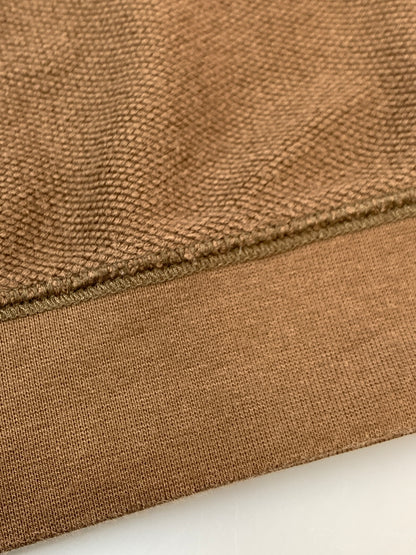【中古品】【メンズ】 LANDS' END ランズエンド COTTON PIQUE SWEAT コットンピケスウェット トレーナー トップスS 146-261003-ta-18-min サイズ：M カラー：ブラウン 万代Net店