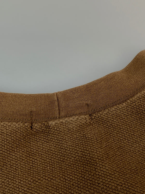 【中古品】【メンズ】 LANDS' END ランズエンド COTTON PIQUE SWEAT コットンピケスウェット トレーナー トップスS 146-261003-ta-18-min サイズ：M カラー：ブラウン 万代Net店