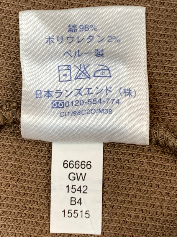 【中古品】【メンズ】 LANDS' END ランズエンド COTTON PIQUE SWEAT コットンピケスウェット トレーナー トップスS 146-261003-ta-18-min サイズ：M カラー：ブラウン 万代Net店