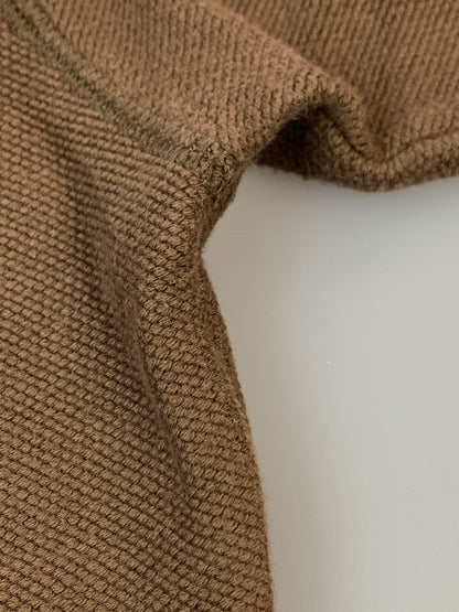 【中古品】【メンズ】 LANDS' END ランズエンド COTTON PIQUE SWEAT コットンピケスウェット トレーナー トップスS 146-261003-ta-18-min サイズ：M カラー：ブラウン 万代Net店