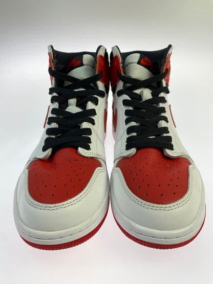 【中古品】【メンズ】 NIKE ナイキ AIR JORDAN 1 RETRO HIGH OG エア ジョーダン 1 レトロ ハイ オージー 555088-161 靴 スニーカー シューズ 160-261006-hu-14-min カラー：WHITE / UNIVERSITY RED - BLACK 万代Net店