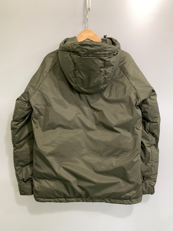 【中古品】【メンズ】 NANGA ナンガ HOODED DOWN JACKET フーデッド ダウン ジャケット メンズ アウター フード付き 144-261002-em-58-min サイズ：M カラー：カーキグリーン 万代Net店