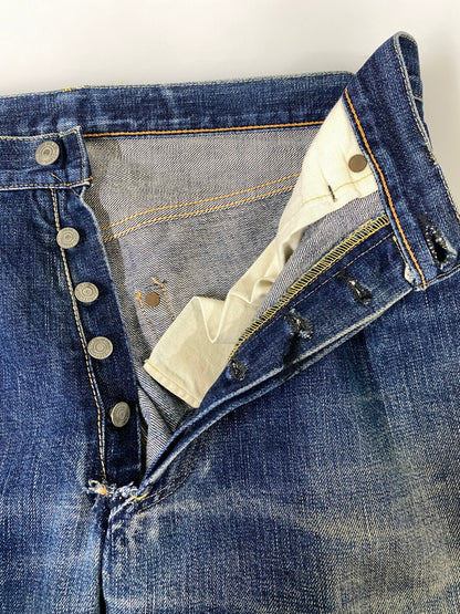 【現状渡し品】【メンズ】 FULLCOUNT フルカウント DENIM PANTS 0106 デニムパンツ メンズ ボトムス 156-261002-em-44-min サイズ：W32/L34 カラー：インディゴ 万代Net店