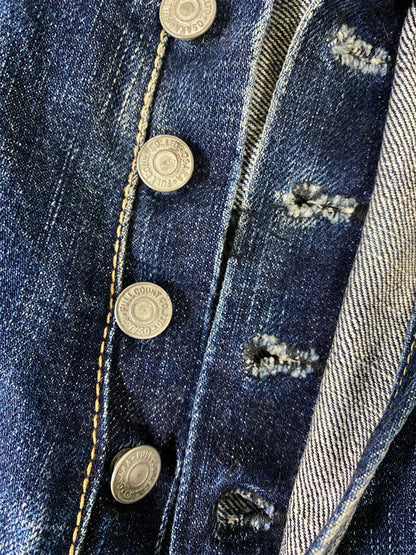 【現状渡し品】【メンズ】 FULLCOUNT フルカウント DENIM PANTS 0106 デニムパンツ メンズ ボトムス 156-261002-em-44-min サイズ：W32/L34 カラー：インディゴ 万代Net店