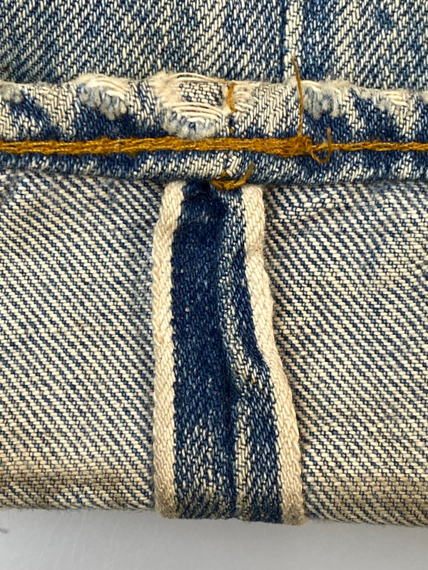 【ジャンク品】【メンズ】 LEVI'S リーバイス 501 DENIM PANTS 70'S 66後期 501 デニム パンツ 70年代 ヴィンテージ メンズ ボトムス ジーンズ ジーパン 157-261007-em-29-min カラー：インディゴ 万代Net店
