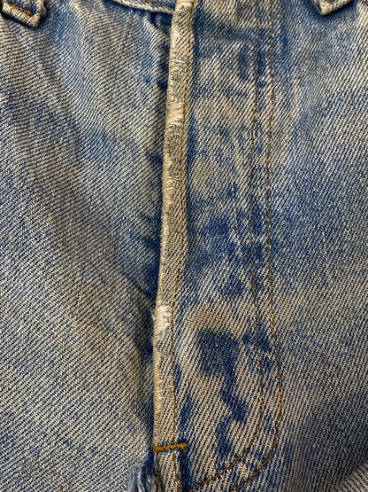 【ジャンク品】【メンズ】 LEVI'S リーバイス 501 DENIM PANTS 70'S 66後期 501 デニム パンツ 70年代 ヴィンテージ メンズ ボトムス ジーンズ ジーパン 157-261007-em-29-min カラー：インディゴ 万代Net店