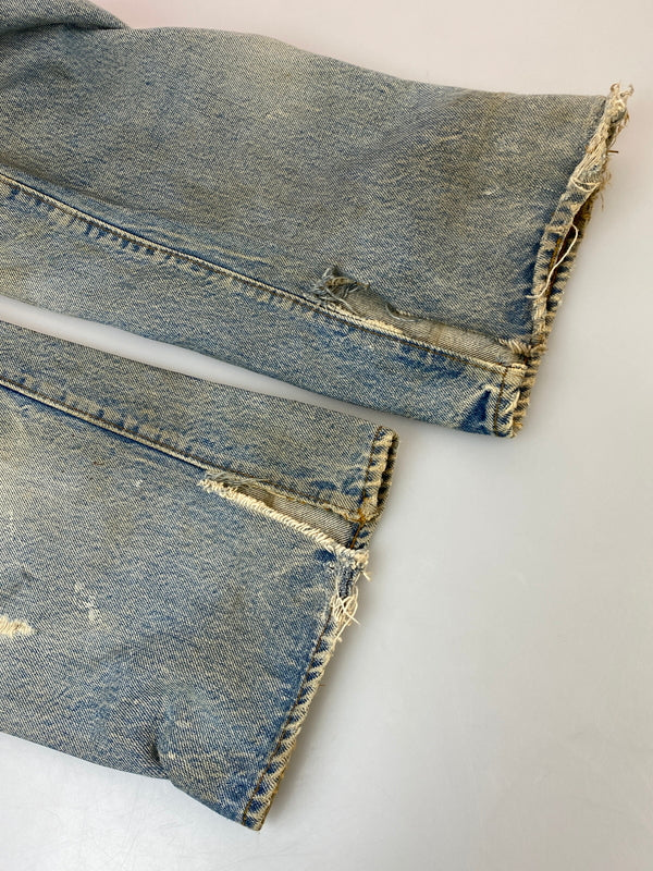 【ジャンク品】【メンズ】 LEVI'S リーバイス 501 DENIM PANTS 70'S 66後期 501 デニム パンツ 70年代 ヴィンテージ メンズ ボトムス ジーンズ ジーパン 157-261007-em-29-min カラー：インディゴ 万代Net店
