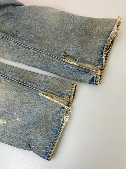 【ジャンク品】【メンズ】 LEVI'S リーバイス 501 DENIM PANTS 70'S 66後期 501 デニム パンツ 70年代 ヴィンテージ メンズ ボトムス ジーンズ ジーパン 157-261007-em-29-min カラー：インディゴ 万代Net店