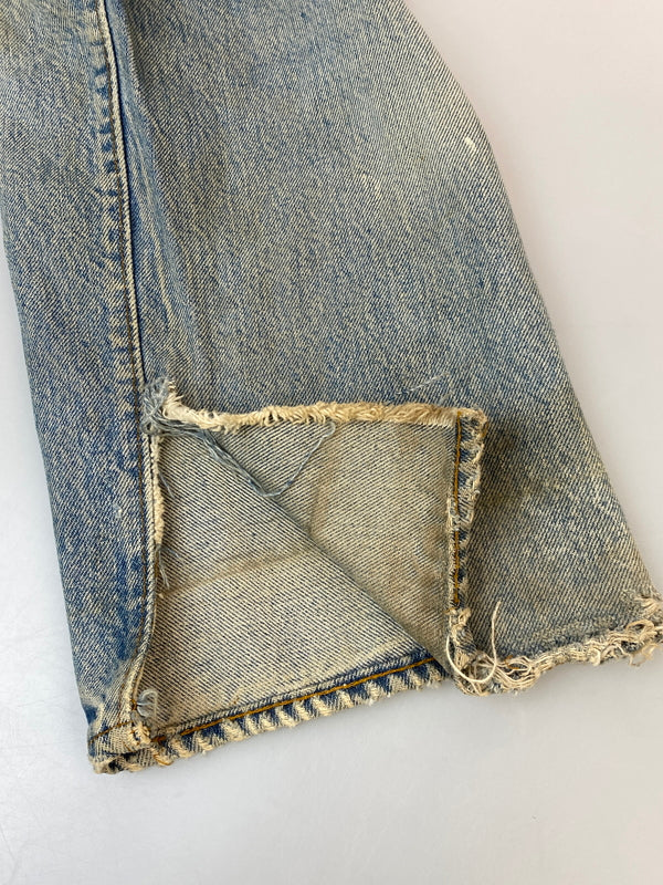 【ジャンク品】【メンズ】 LEVI'S リーバイス 501 DENIM PANTS 70'S 66後期 501 デニム パンツ 70年代 ヴィンテージ メンズ ボトムス ジーンズ ジーパン 157-261007-em-29-min カラー：インディゴ 万代Net店