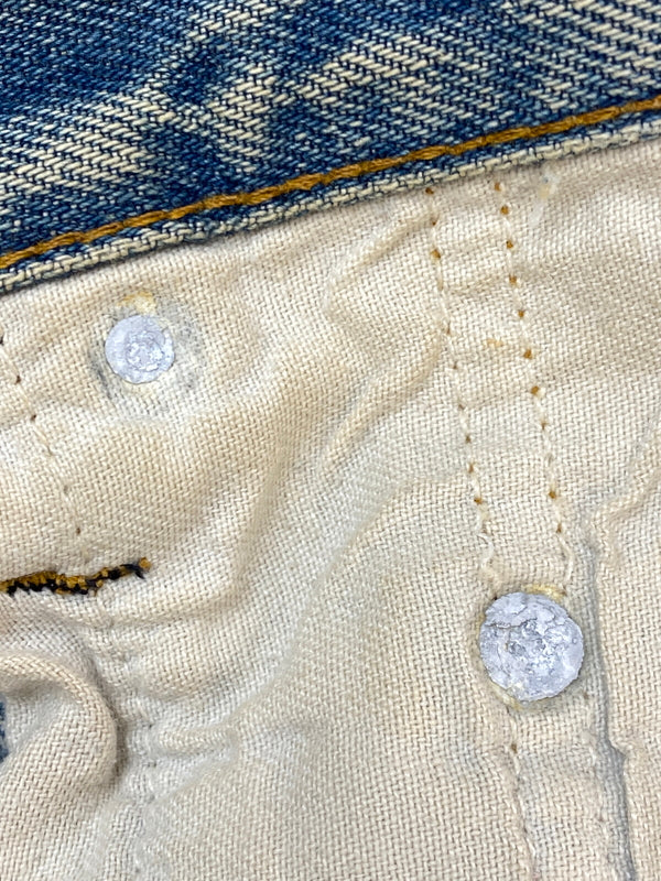 【ジャンク品】【メンズ】 LEVI'S リーバイス 501 DENIM PANTS 70'S 66後期 501 デニム パンツ 70年代 ヴィンテージ メンズ ボトムス ジーンズ ジーパン 157-261007-em-29-min カラー：インディゴ 万代Net店