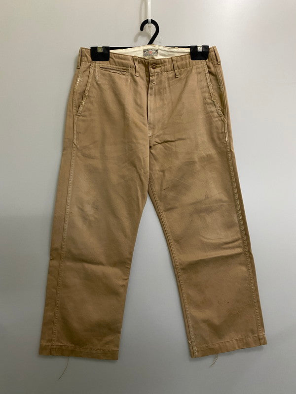 【現状渡し品】【メンズ】 BUZZ RICKSON'S バズリクソンズ ARMY CHINO PANTS アーミー チノ パンツ メンズ ボトムス ミリタリーパンツ 156-261002-em-42-min サイズ：31×34 カラー：ベージュ 万代Net店