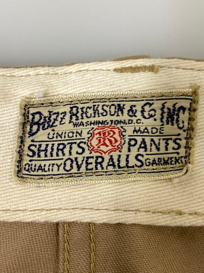 【現状渡し品】【メンズ】 BUZZ RICKSON'S バズリクソンズ ARMY CHINO PANTS アーミー チノ パンツ メンズ ボトムス ミリタリーパンツ 156-261002-em-42-min サイズ：31×34 カラー：ベージュ 万代Net店