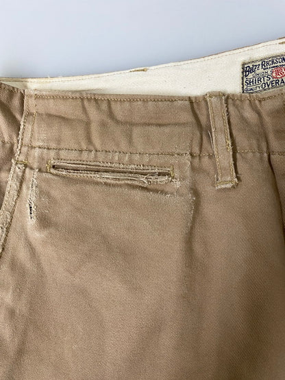 【現状渡し品】【メンズ】 BUZZ RICKSON'S バズリクソンズ ARMY CHINO PANTS アーミー チノ パンツ メンズ ボトムス ミリタリーパンツ 156-261002-em-42-min サイズ：31×34 カラー：ベージュ 万代Net店