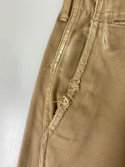 【現状渡し品】【メンズ】 BUZZ RICKSON'S バズリクソンズ ARMY CHINO PANTS アーミー チノ パンツ メンズ ボトムス ミリタリーパンツ 156-261002-em-42-min サイズ：31×34 カラー：ベージュ 万代Net店