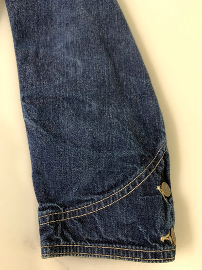 【中古品】【メンズ】 HEAD LIGHT ヘッドライト DENIM COVERALL HD11565 デニムカバーオール メンズ アウター アメリカ製 デニムジャケット 145-261002-em-50-min カラー：インディゴ 万代Net店
