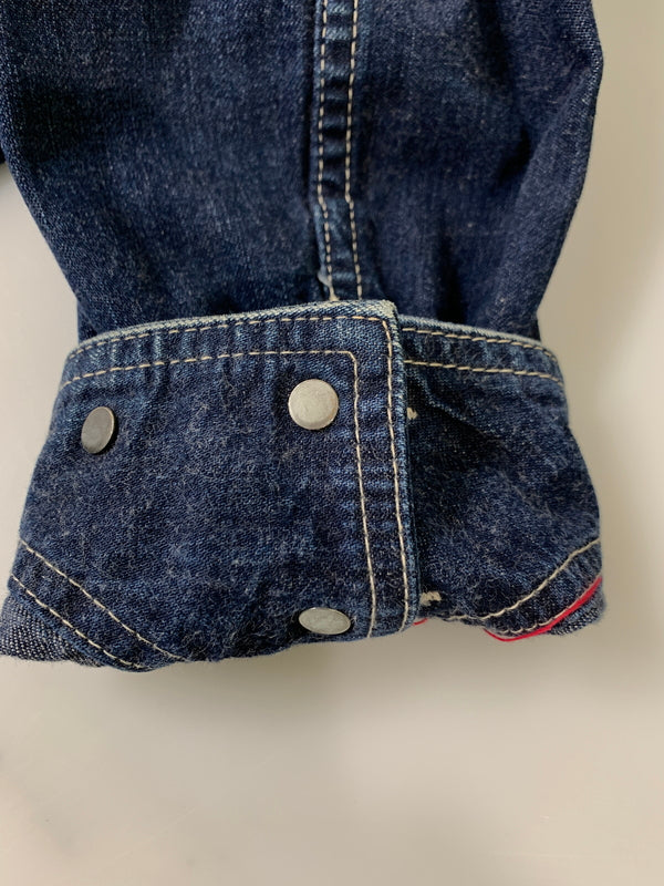 【中古品】【メンズ】 HEAD LIGHT ヘッドライト DENIM COVERALL HD11565 デニムカバーオール メンズ アウター アメリカ製 デニムジャケット 145-261002-em-50-min カラー：インディゴ 万代Net店