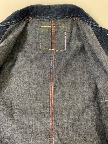 【中古品】【メンズ】 HEAD LIGHT ヘッドライト DENIM COVERALL HD11565 デニムカバーオール メンズ アウター アメリカ製 デニムジャケット 145-261002-em-50-min カラー：インディゴ 万代Net店