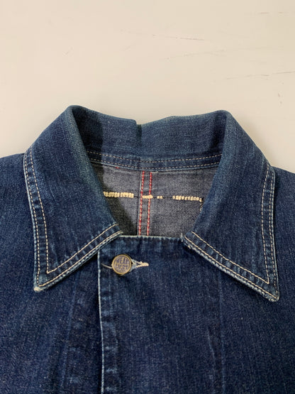 【中古品】【メンズ】 HEAD LIGHT ヘッドライト DENIM COVERALL HD11565 デニムカバーオール メンズ アウター アメリカ製 デニムジャケット 145-261002-em-50-min カラー：インディゴ 万代Net店