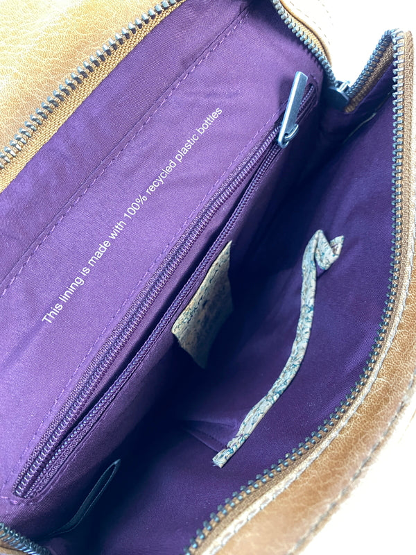 【現状渡し品】【メンズ】 MATT&NAT マット アンド ナット ショルダーバッグ カバン 188-261006-hu-07-min カラー：キャメル系 万代Net店