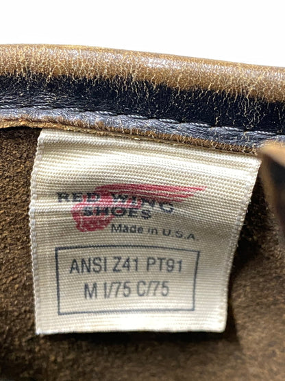 【現状渡し品】【メンズ】 RED WING レッドウィング PT91 ENGINEER BOOT "茶芯" 2268 エンジニアブーツ 靴 シューズ ブーツ 164-261008-KS-05-min カラー：ブラウン系 万代Net店