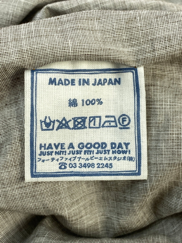 【中古品】【メンズ】 45R 908 GRANDPA PULLOVER SHIRT 80330221 グランパ プルオーバーシャツ メンズ 長袖シャツ 140-261005-em-01-min カラー：ライトブラウン 万代Net店