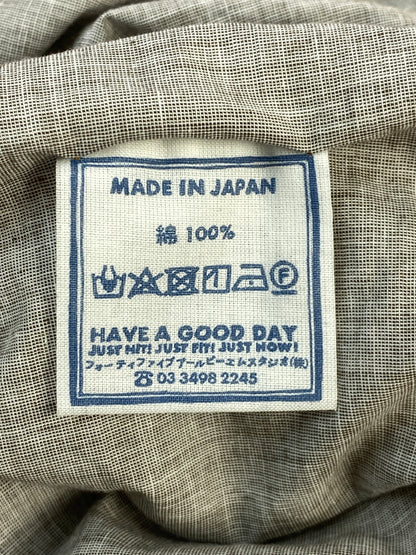 【中古品】【メンズ】 45R 908 GRANDPA PULLOVER SHIRT 80330221 グランパ プルオーバーシャツ メンズ 長袖シャツ 140-261005-em-01-min カラー：ライトブラウン 万代Net店