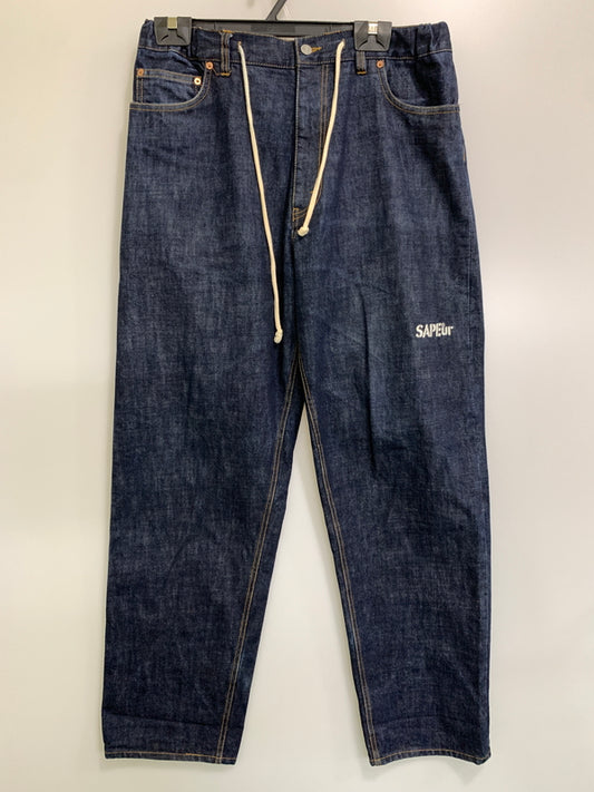 【中古品】【メンズ】 SAPEUR サプール DENIM EASY PANTS デニム イージー パンツ メンズ ボトムス トラックパンツ ジーンズ 153-261002-em-63-min サイズ：L カラー：インディゴ 万代Net店
