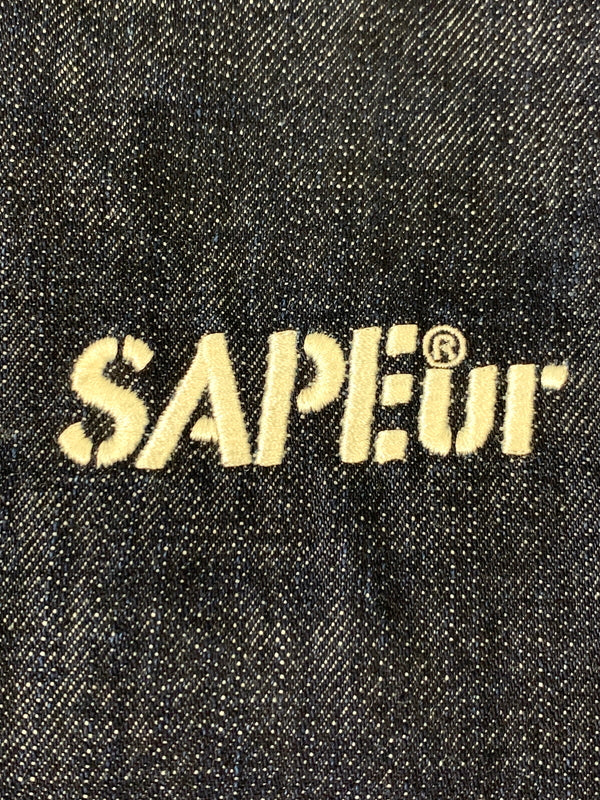 【中古品】【メンズ】 SAPEUR サプール DENIM EASY PANTS デニム イージー パンツ メンズ ボトムス トラックパンツ ジーンズ 153-261002-em-63-min サイズ：L カラー：インディゴ 万代Net店