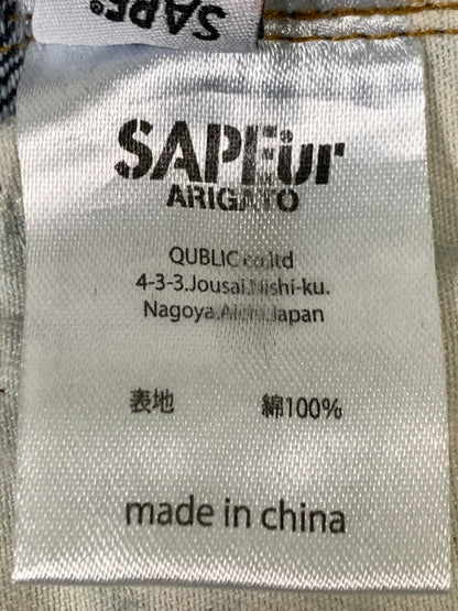 【中古品】【メンズ】 SAPEUR サプール DENIM EASY PANTS デニム イージー パンツ メンズ ボトムス トラックパンツ ジーンズ 153-261002-em-63-min サイズ：L カラー：インディゴ 万代Net店