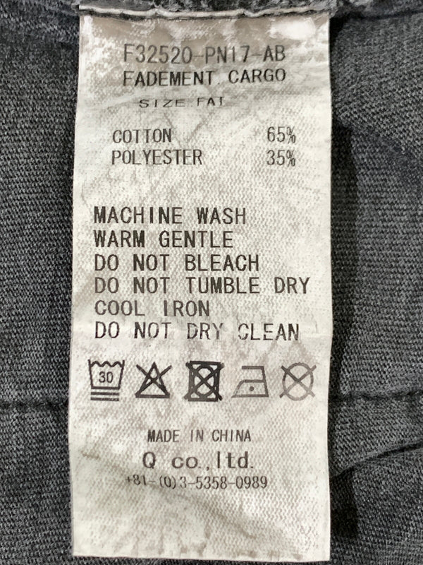 【中古品】【メンズ】 F.A.T. エフエイティー CARGO SWEAT PANTS F32520-PN17-AB カーゴ スウェットパンツ フェイドメント カーゴ メンズ ボトムス 153-261002-em-65-min サイズ：FAT カラー：グレー 万代Net店