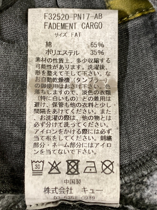 【中古品】【メンズ】 F.A.T. エフエイティー CARGO SWEAT PANTS F32520-PN17-AB カーゴ スウェットパンツ フェイドメント カーゴ メンズ ボトムス 153-261002-em-65-min サイズ：FAT カラー：グレー 万代Net店