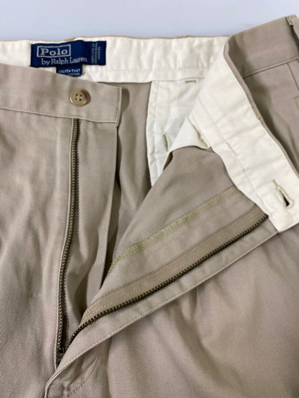 【中古品】【メンズ】 POLO RALPH LAUREN ポロ・ラルフローレン ANDREW PANT アンドリュー パンツ コットン チノパンツ メンズ ボトムス 157-261002-em-43-min サイズ：35/32 カラー：ベージュ 万代Net店