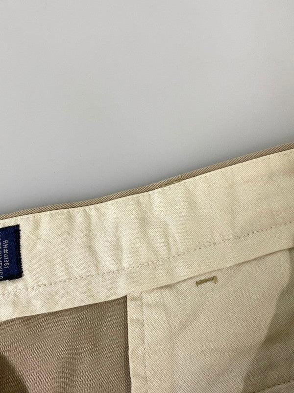 【中古品】【メンズ】 POLO RALPH LAUREN ポロ・ラルフローレン ANDREW PANT アンドリュー パンツ コットン チノパンツ メンズ ボトムス 157-261002-em-43-min サイズ：35/32 カラー：ベージュ 万代Net店