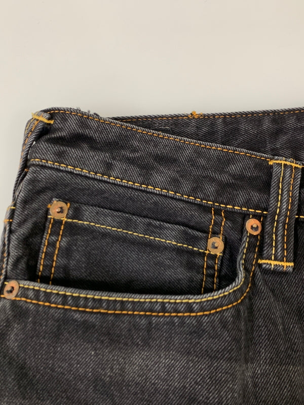 【中古品】【メンズ】 EVISU エヴィス ダイコックプリントバギージーンズ 175 80A メンズ ボトムス ジーパン デニムパンツ 156-261002-em-64-min サイズ：32×34 カラー：ブラックインディゴ 万代Net店