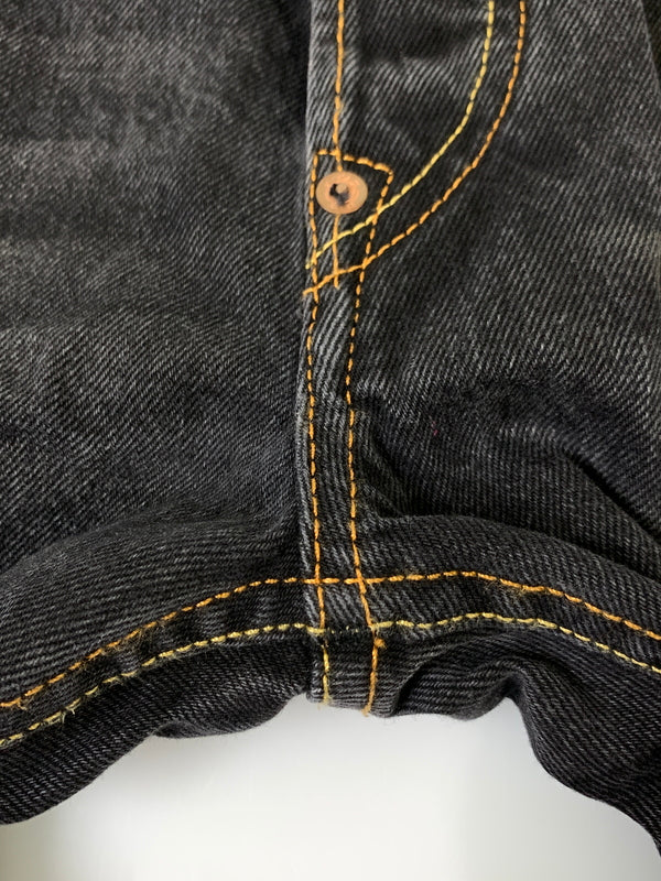 【中古品】【メンズ】 EVISU エヴィス ダイコックプリントバギージーンズ 175 80A メンズ ボトムス ジーパン デニムパンツ 156-261002-em-64-min サイズ：32×34 カラー：ブラックインディゴ 万代Net店