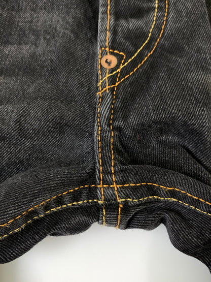 【中古品】【メンズ】 EVISU エヴィス ダイコックプリントバギージーンズ 175 80A メンズ ボトムス ジーパン デニムパンツ 156-261002-em-64-min サイズ：32×34 カラー：ブラックインディゴ 万代Net店
