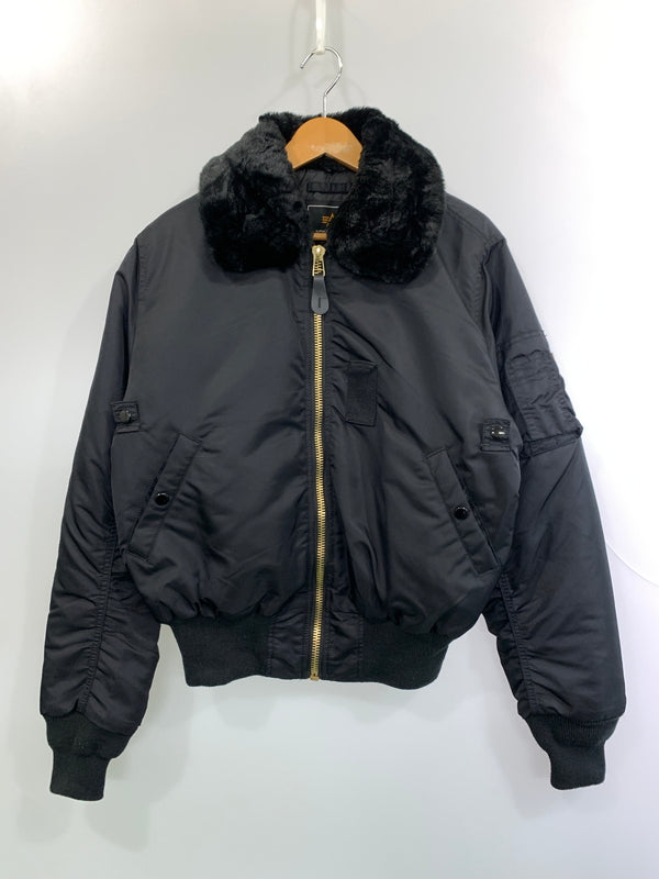 【中古品】【メンズ】 ALPHA INDUSTRIES アルファ インダストリーズ FLIGHT JACKET フライト ジャケット 8310-483250-290 アウター ブルゾン 145-261006-hu-26-min サイズ：XS カラー：ブラック 万代Net店