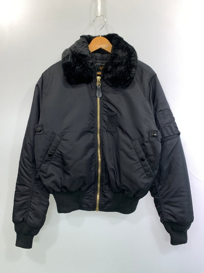 【中古品】【メンズ】 ALPHA INDUSTRIES アルファ インダストリーズ FLIGHT JACKET フライト ジャケット 8310-483250-290 アウター ブルゾン 145-261006-hu-26-min サイズ：XS カラー：ブラック 万代Net店