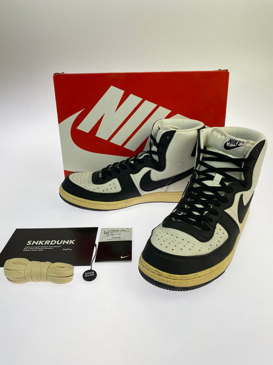 【中古品】【メンズ】 NIKE ナイキ TERMINATOR HIGH PRM FD0394-030 ターミネーター ハイ プレミアム スニーカー 靴 160-261007-yn-02-min サイズ：30cm US12 カラー：PHANTOM/BLACK-PALE VANILLA 万代Net店