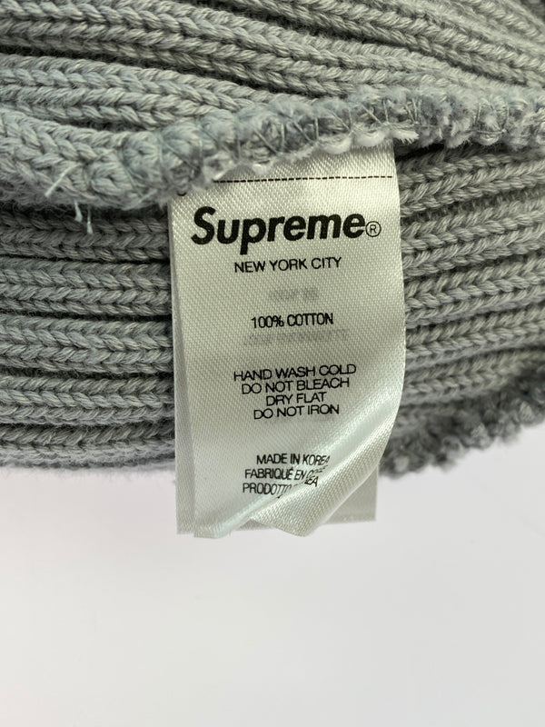 【中古品】【メンズ】 SUPREME シュプリーム OVERDYED BEANIE オーバーダイド ビーニー ニット帽 ニットキャップ 帽子 185-261011-hu-19-min サイズ：FREE カラー：グレー系 万代Net店